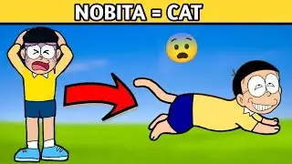 Nobita Lives The Life of a Cat | Funny game 😂