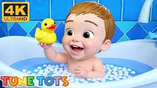 Bath Song for Kids | Miko&rsquo;s Bath Time Fun | #4K Nursery Rhymes | TuneTots