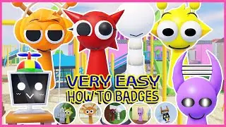 Roblox Update - How to get 5 Badges in 3D Sprunki Retroplay