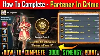 Partner in Crime title : How to Complete Partner in Crime title pubg | how to complete 3000 synergy