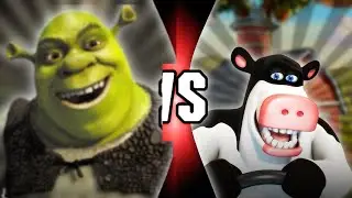 Shrek VS Otis (DreamWorks/Barnyard) Fan Made Death Battle Trailer