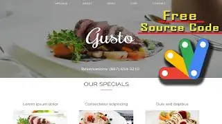 Create Website with Google Apps Script - Free Source Code (No.04)