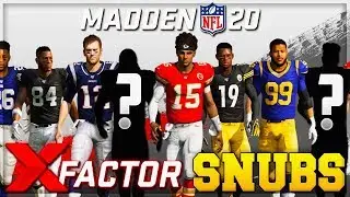 Top 10 Players ROBBED Of An X Factor Ability In Madden 20