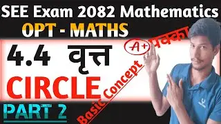 Circle Class 10 Opt Maths Part 2 || Equation Of Circle in Nepali ||SEE Exam || Basic Concept || 
