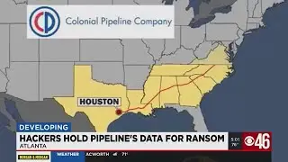 Hackers hold pipeline data for ransom
