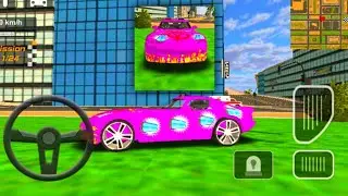 police drift car driving simulator /purple colour car