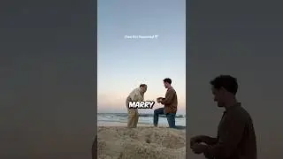 Beach Day Becomes Romantic Sunset Proposal