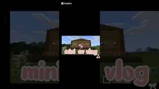 Minecraft ev vlog #kesfet #kesfet