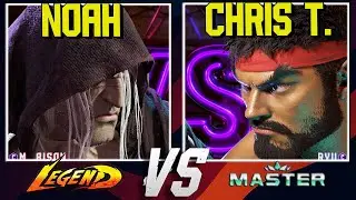 SF6 NOAH THE PRODIGY (M Bison) vs CHRIS T (Ryu) Street Fighter 6 High Level