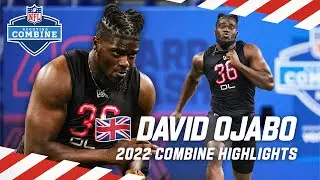 🇬🇧 David Ojabo's Combine Highlights | British NFL Draft Prospect Runs Rapid 40-Yard Dash! | NFL UK