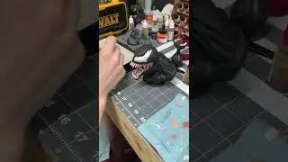 3D Printed Venom! #venom #3dprinting #marvel #painting #art