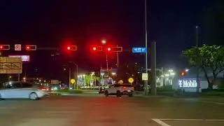 Peaceful Night Drive from Miami International Airport to Cooper Area