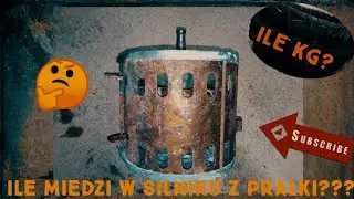 Silnik z pralki dużo miedzi?? - DEMONTAŻ#14