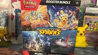 Surging sparks booster bundle #pokemon #pokémon #cards #pokecards #pokemonchannel #pokemoncards 