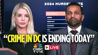 Pam Bondi LIVE: Trump Declares 'Emergency' in Washington DC, Threatens To Send in Military | N18G