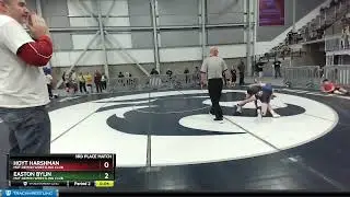 92 Lbs 3rd Place Match - Easton Bylin, Mat Demon Wrestling Club Vs Hoyt Harshman, Mat Demon Wrestl