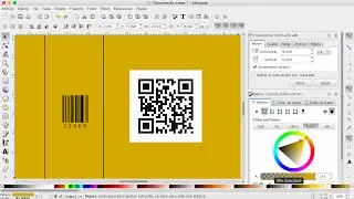 INKSCAPE 47 - Como generar códigos de barras y códigos QR.