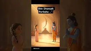 Jab Ram Ji ne Shiv Dhanush ko Sparsh Kiya 🏹 | Cute Ramayan Story in 3D #shorts #viral #trending #ram