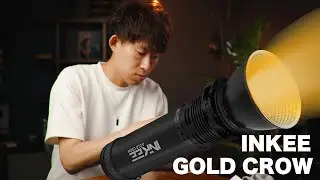 ASMR | ビデオライト開封の音&タッピング | INKEE GC60X5 GOLD CROW |