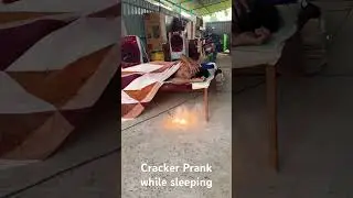 Cracker Prank While Sleeping #prank #cracker #sleep #brotherprank