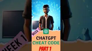 #chatgpt CHEAT CODE Part 1  #shorts #trending #ai #aitools #promptengineering #technology #techtips