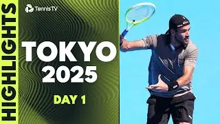 Berrettini Plays Munar; Fucsovics, Tiafoe, Borges, Altmaier Feature | Tokyo 2025 Day 1 Highlights
