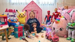 ODAM DAĞILDI😱İNCİ İLE ODASINI TOPLADIK❗️EVDE OYUN VE &Ccedil;OCUK VİDEOLARI