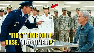USAF Captain Jokingly Asked an Old Veteran His Rank — Until His Reply Made the Entire Mess Freeze