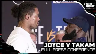 Joe Joyce v Carlos Takam | Full Press Conference and Face-offs