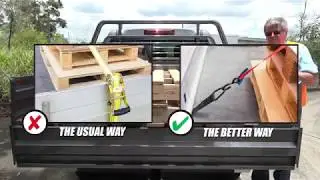 Trayback anchor straps - No more bent trayback dropsides!