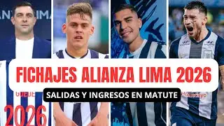 TODO SOBRE EL MERCADO ÍNTIMO - ALIANZA LIMA 2026: ¡Fichajes y Salidas!