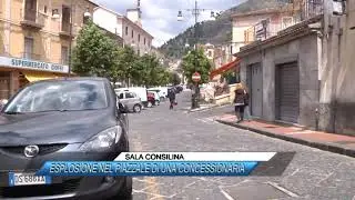 🟥  SALA CONSILINA, ESPLOSIONE NEL PIAZZALE Di UNA CONCESSIONARIA