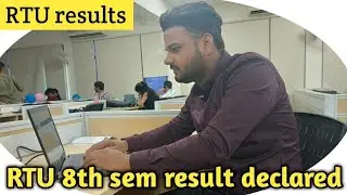 🔴LIVE : RTU 8th Sem Result Declared Today | RTU results | RTU latest Update today