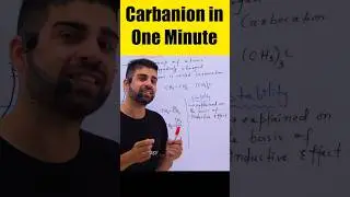 Carbanion in One Minute #jkbose #chemistryclass11
