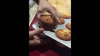 PushPan 12 Cup Muffin Pan - Anodised Aluminium
