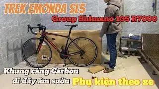 Xe mới về Road Trek Emonda SL5, 2x11, 105 R7000, X&aacute;ch Tay Nhật