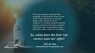 What Does the Best Phoenix Car Service Offer