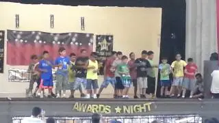 Jalen Jelkes and crew perform to radioactive