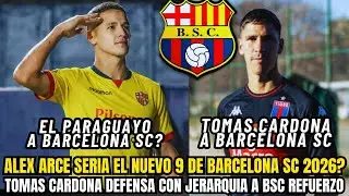 🔥 ¡ESCÁNDALO EN LIGAPRO! ALEX ARCE SUENA COMO EL NUEVO 9 Y TOMÁS CARDONA LLEGARÍA A BARCELONA SC