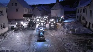 Kühlsen wird vom Schnee befreit!!! 12.02.2021