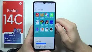 Redmi 14C: How to Change Icons Size