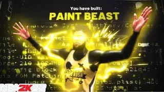 6'8 PAINT BEAST BUILD (NBA 2K22)  THE BEST CENTER BUILD!!!😱