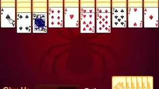 Spider Solitaire 4 suits online game for free
