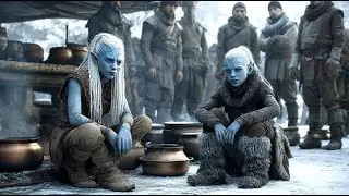Civilization Crumbled&mdash;Two Starving Alien Girls Bargain Their Bodies for Food at a Human&rsquo;s Stall. |