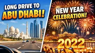 Million dollars fireworks//long drive + new year celebration #abudhabi #fireworks #dubai #trending