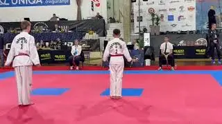 Dubrovnik open, 25.10.2025., Taekwon do, Vito Lazaric, TKD Istra Pula, Red belt,    Right fighter
