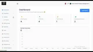 Part 2 - Property Management Admin Dashboard Demo | Real Estate Owner Panel Tour 2025 🖥️