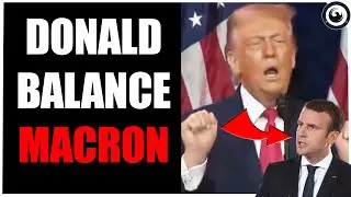 TRUMP HUMILIE MACRON ET BALANCE LA CONV PRIVEE DE MANU ''PITIE DONALD RACONTE PAS CA''