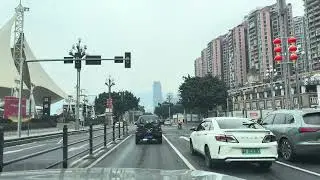[4K] Chongqing Driving Tour | 重庆沉浸式驾驶：菜园坝大桥到南滨路 纯净车流原声 [No Music] #cyberpunk#china