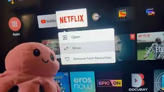 How to Move Apps in TCL Android TV Home Screen & How to use Apps Add to favourites